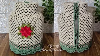 Capa em Crochê para Botijão de Gás Favorita das Clientes Passo a Passo Completo 