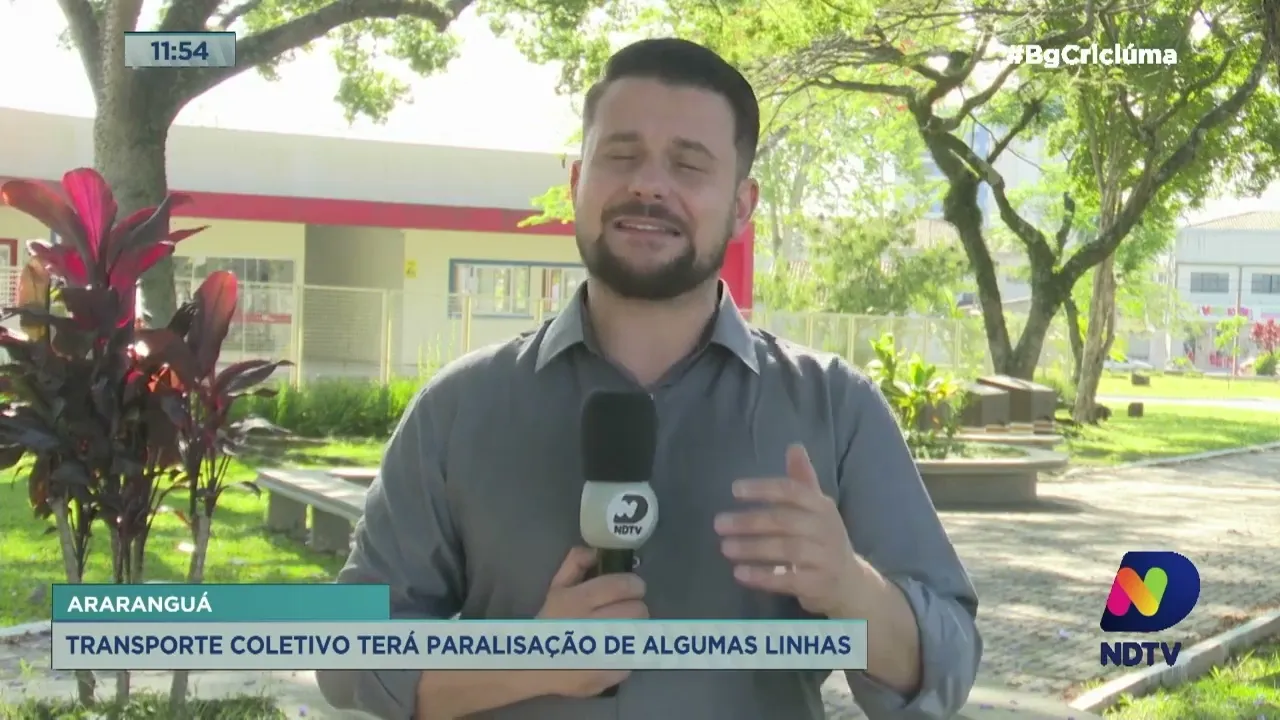 Transporte coletivo de Araranguá terá paralisação de algumas linhas