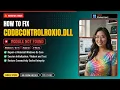 Fix cddbcontrolroxio Error