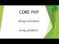 - array