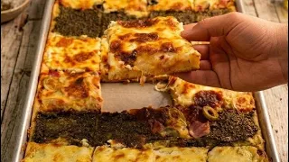 عجينة واحدة… ترضي كل الاذواق🤷‍♀️وتعملي منها كذا فطيرة وكل واحدة بطعم مختلف 🤩🔥