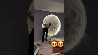 قمر مضيء ديكورات منزلية 