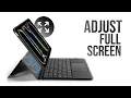 How to Adjust iPad Full Screen tutorial