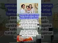 Lagu pernikahan beda agama rumah tangga Dimas Anggara Nadine Chandrawinata tetap harmonis #shorts