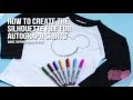 How to Design this Disney Autograph Shirt with Silhouette Studio