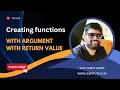 JavaScript Tutorial Creating Functions with Arguments and Return Values