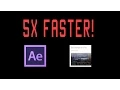After Effects BG Renderer Pro up to 5x faster rendering