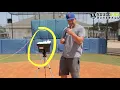 Baseball Coaches Absolutely Love THIS MACHINE Mini Whiffle Ball Pitching Machine For The Win