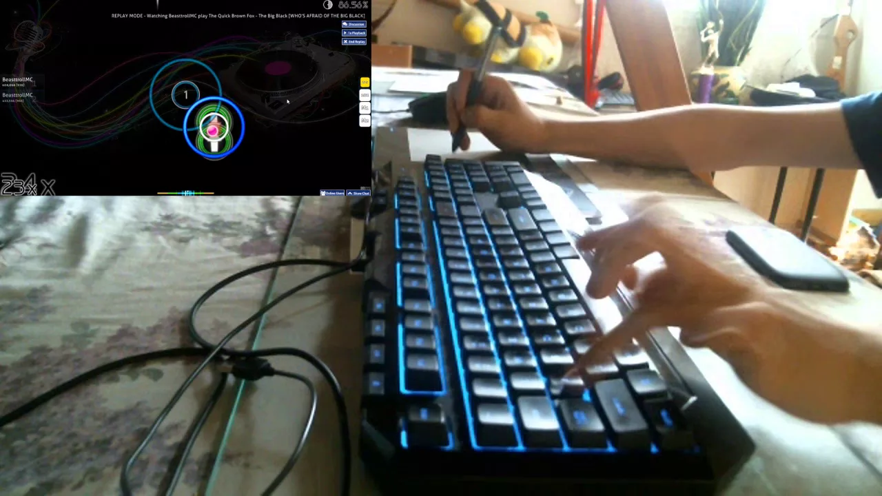 And some say he never played osu! again