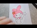 My Melody Coloring Pages Cute Fun Coloring Sheets for Kids