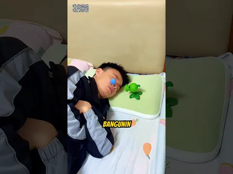 Dia kira mainan meriam kacangnya menghilang😂 #shorts