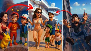 Kiko empurra o Chaves de cima do NAVIO, Mas quem vai salva-lo?