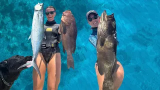 GIRLS Gone Grouper! Day 2 DIVING Gets WILD Underwater! S4:E11