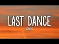 LEISURE - Last Dance