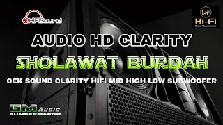 clarity sholawat burdah cek sound gm audio sumber maron vocal wina juliani