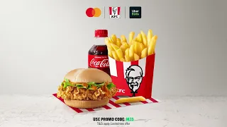 25 OFF your KFC order on Uber Eats