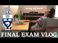 UofT FINAL EXAM VLOG with a hint of INSANITY University of Toronto Exam Vlog