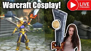 Twitch Live Stream on 19 May 2020- World of Warcraft Cosplay- Detail Painting Cape