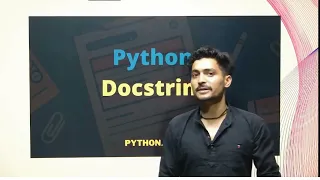 Python Comment Docstring Python for Data Science
