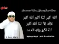 Download Lagu TAKBIRAN FULL NONSTOP SAMPAI PAGI BERSAMA H. SUBRO ALFARIZI