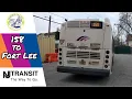 NJT Fort Lee Bound 2024 XD60 Xcelsior Diesel Articulated 158 Bus Full Ride from New York