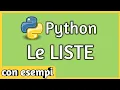 Le Liste Python python list ITA 2019
