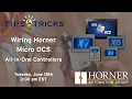 Tips Tricks Wiring Horner Micro OCS All-in-One Controllers
