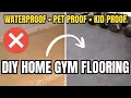 Lowes Self Stick Carpet Tiles Easy DIY Home Gym Flooring Install