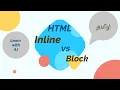 Block level vs Inline level elements in Html explain in Tamil 9