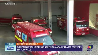 Bombeiros Voluntários abrem inscrições para curso de motoristas de viaturas
