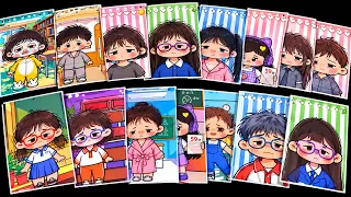 Ugly Student Boys & Girls Dress-Up & Transformation Sticker Book🐸Thiết Kế Sticker Học Sinh Nổi Loạn