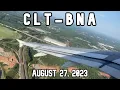 American Airlines A319-112 - Charlotte to Nashville