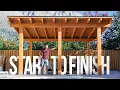 I Built a Massive Timber Frame Gazebo Covered Pergola DIY