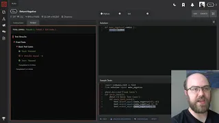 Return Negative - Worked Solution