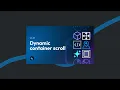 v1 21 Highlight - Dynamic Container Scroll