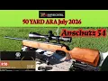 Anschutz 54 with RWS R50 and Rimfire Central 50 yard ARA Target