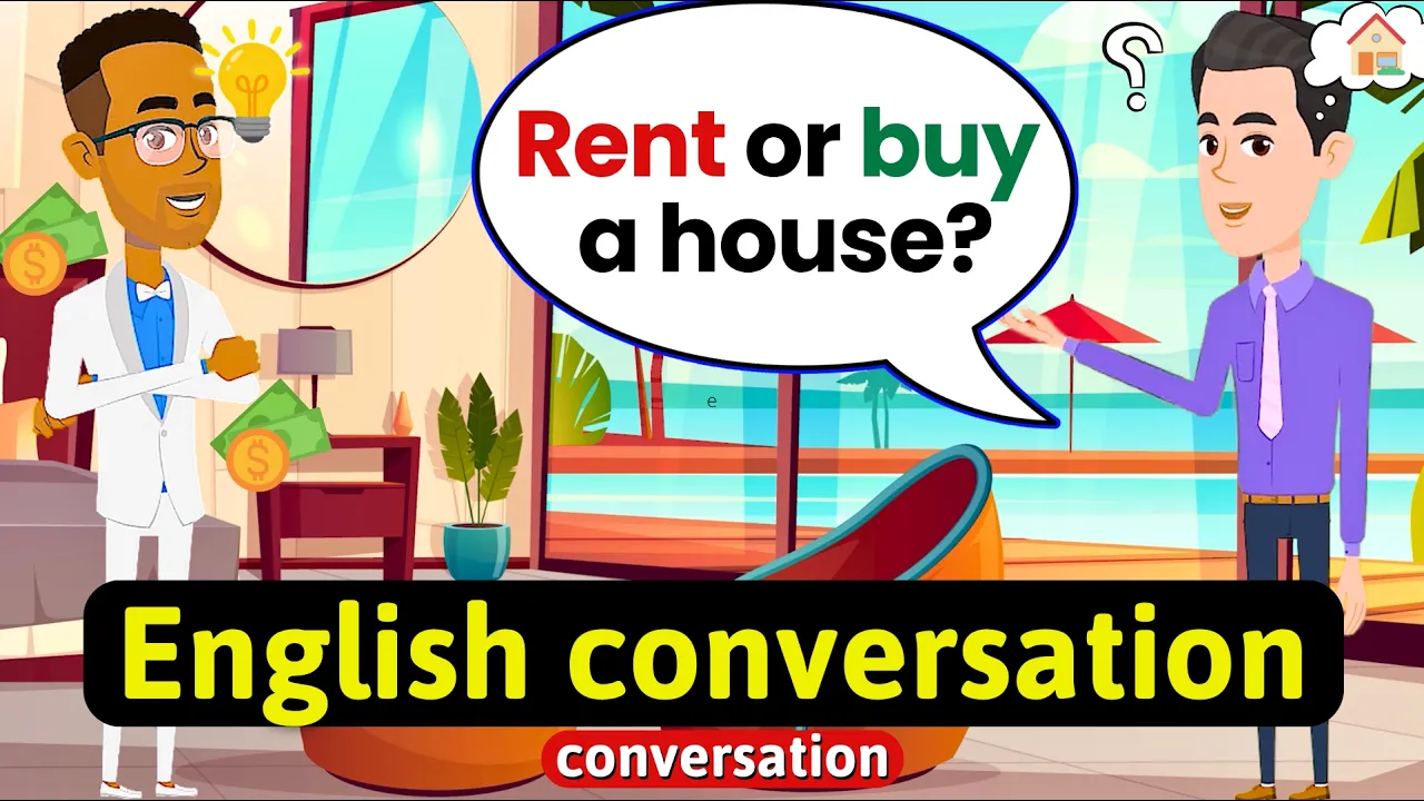 Improve English Speaking Skills | Rent or buy | Shadowing Practice with a Simple Conversation 馃挰: video thumbnail