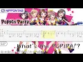 【Bass TAB】〚Poppin’Party〛What's the POPIPA!? バンドリ！ ベース tab譜