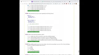 Daniel Liang Java Chapter 11 Multiple Choice Questions Part 2