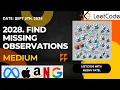 2028 Find Missing Observations Simulation Math Leetcode Daily Challenge JAVA