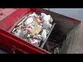 HOPPER - Front Loader Packing a Full Load of Trash