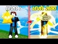 Blox Fruits Noob to Pro With only Light Fruit to obtained Fully Angel v4 and Level 2600