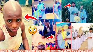 see destiny boy speech before he died that reveals a dark truth about his death ritual repercussion