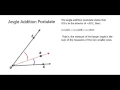 Angle Addition Postulate