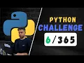Python My Way - Day 6 Taking input from the user Python Tutorial for Beginners 2024