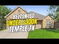 Temple TX 3-Bed Under 300k BEST First Home in Carriage House Trails Belton ISD