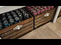 Wood Crates for Pantry Storage and Organization Review