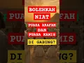 Download Lagu Bolehkah Menggabungkan Niat Puasa Arafah dan Puasa Kamis?