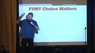 Font choice matters Don McMillan Comedy
