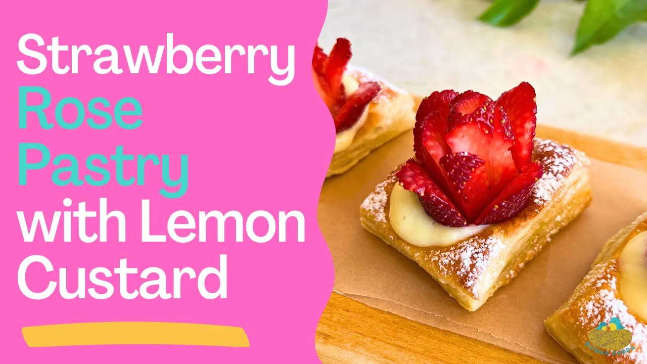 Strawberry Pastry with Lemon Custard Recipe